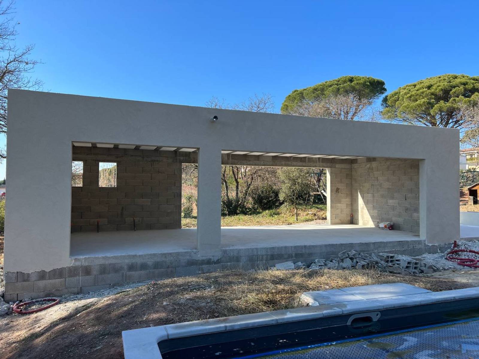 Création d'un garage à Vidauban dans le Var